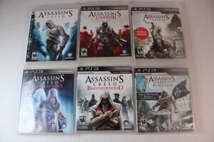Bundle Lot of 6 Assassin’s Creed Series PlayStation 3 (6 CIB) PS3 Games TESTED